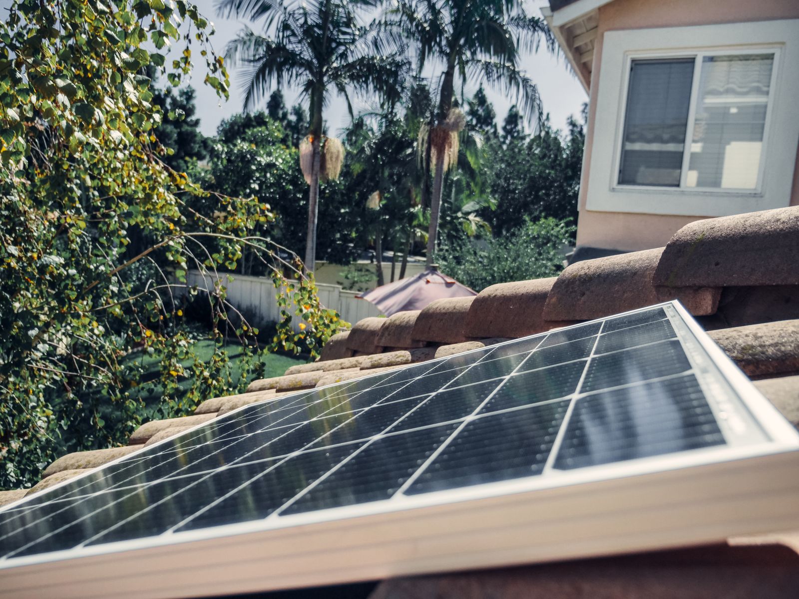 Nahaufnahme von Solarpanelen